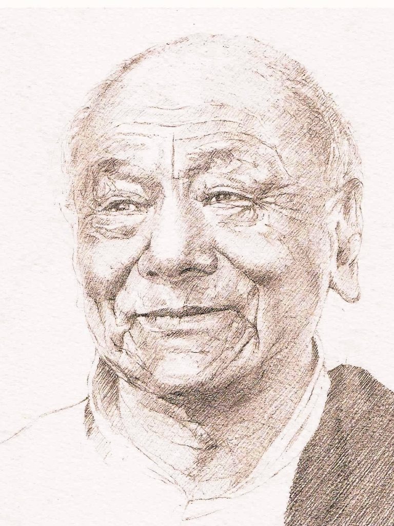 Zeichnung Gendün Rinpoche