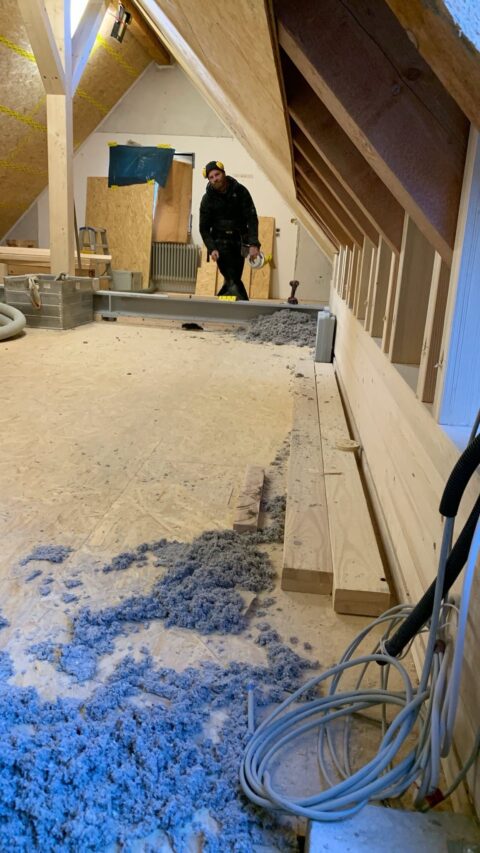 Dachboden Arbeit